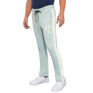 Mens Cotton Blend Causal Relaxed Fit Track Pant